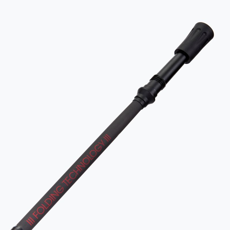 Ski touring lazdos Viking Spider black/red 10