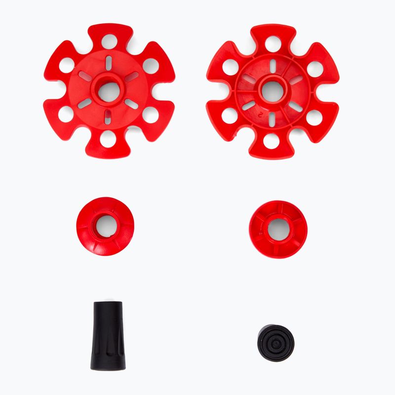 Ski touring lazdos Viking Spider black/red 11
