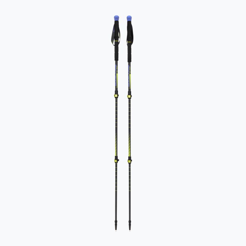 Žygio lazdos Viking Carbo Lite lime/blue