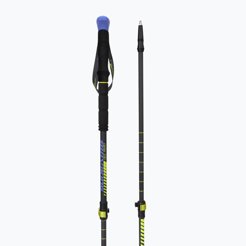 Žygio lazdos Viking Carbo Lite lime/blue 3