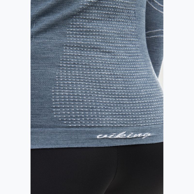 Moteriški termoaktyvūs marškinėliai Viking Lan Pro dark grey 6