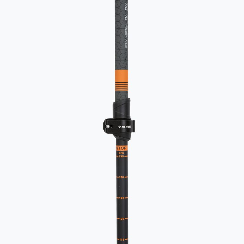 Ski touring lazdos Viking Kangri grey/orange 4
