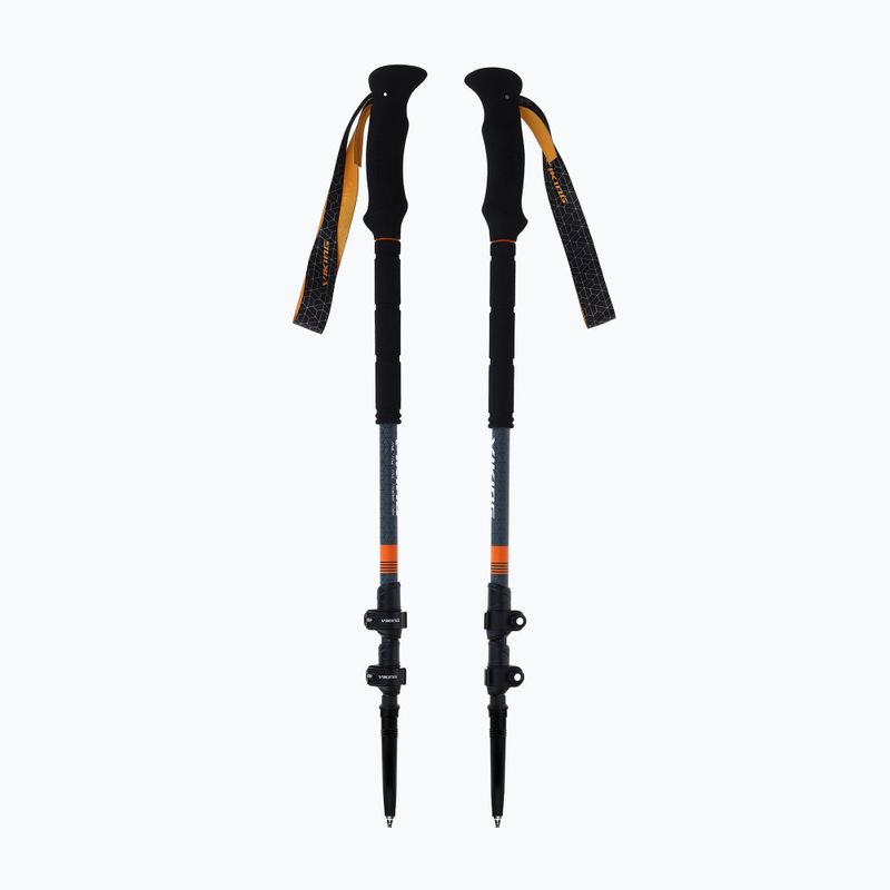 Ski touring lazdos Viking Kangri grey/orange 2