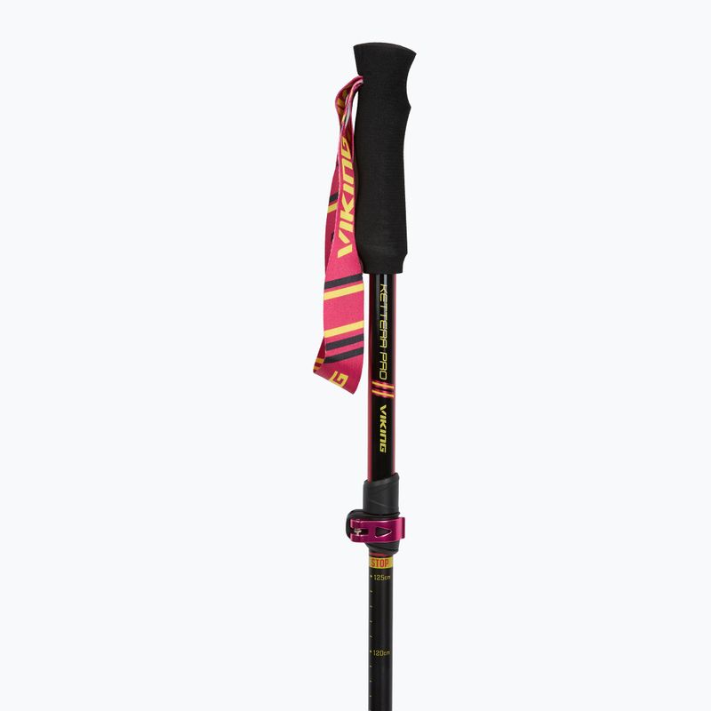 Žygio lazdos Viking Kettera Pro black/fuchsia 2