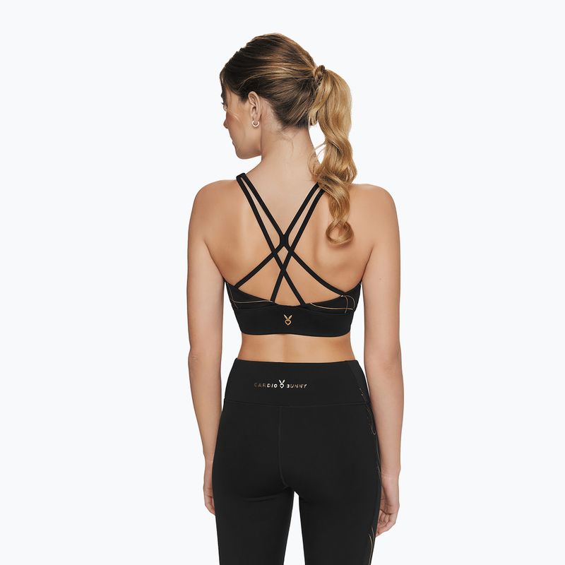 Treniruočių liemenėlė Cardio Bunny Flame black 3