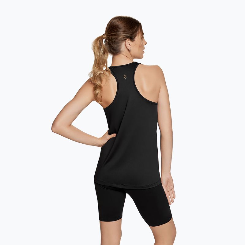 Moteriškas treniruočių tank topas Cardio Bunny Heat black 3