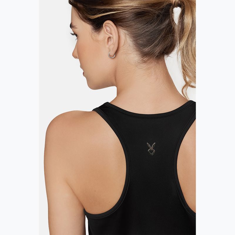 Moteriškas treniruočių tank topas Cardio Bunny Heat black 5