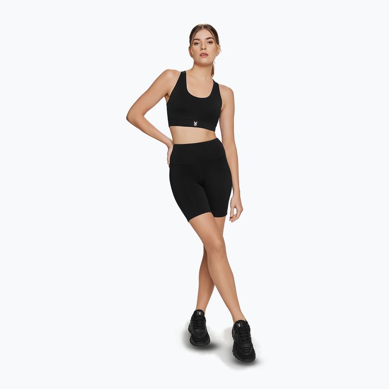 Moteriški treniruočių šortai Cardio Bunny Chilly black 2