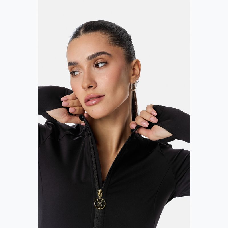 Moteriškas treniruočių džemperis Cardio Bunny Zipper Blouse black 6