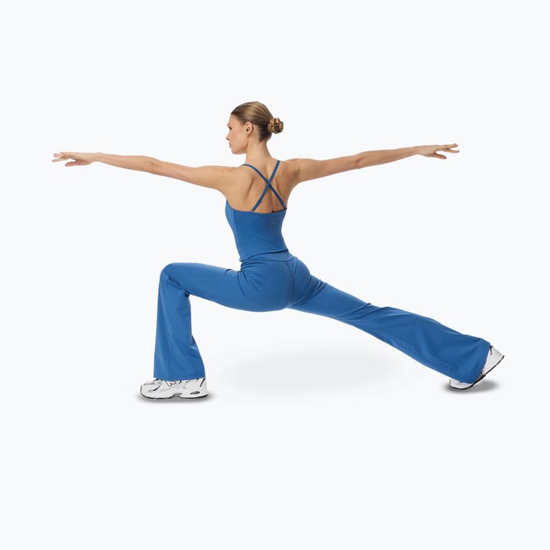 Moteriški treniruočių marškinėliai Cardio Bunny With Built-in Blue Bra 5