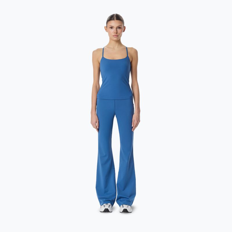 Moteriškos treniruočių tamprės Cardio Bunny Blue flare 2