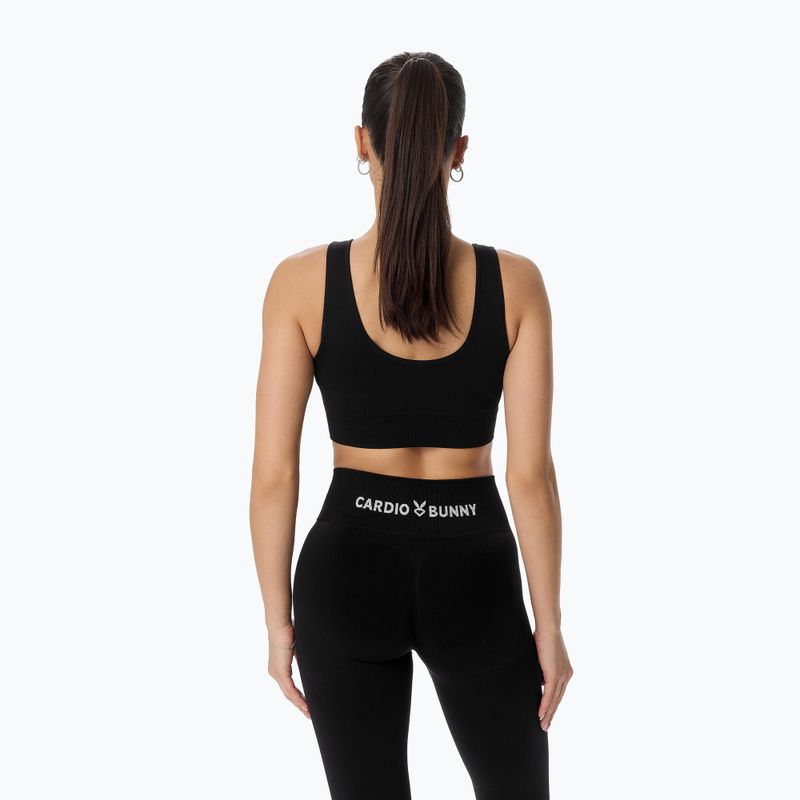Sportinė liemenėlė Cardio Bunny Seamless black 5