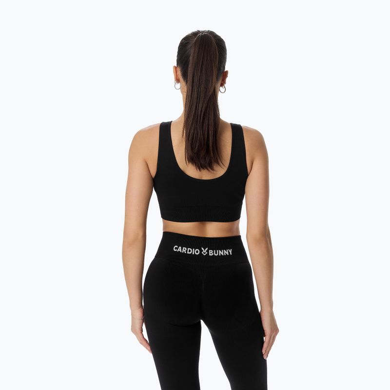 Moteriškos treniruočių tamprės Cardio Bunny Seamless Push-Up black 5