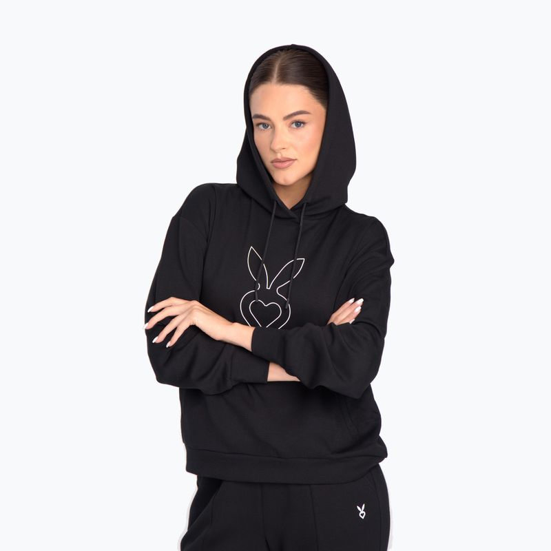 Moteriškas treniruočių džemperis Cardio Bunny HCB-125 black 4