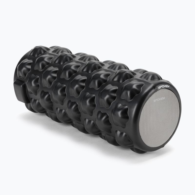 Spokey Roll 2in1 treniruočių ritinėlis juodas 838333
