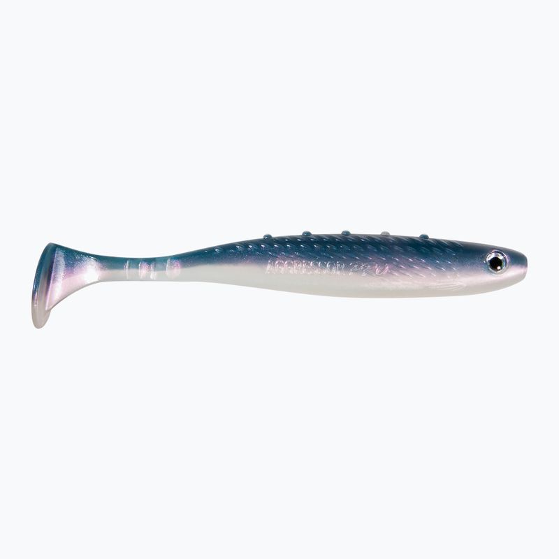 DRAGON V-Lures Aggressor Pro 2 dalių pilkas minnow guminis masalas CHE-AG50D-03-800