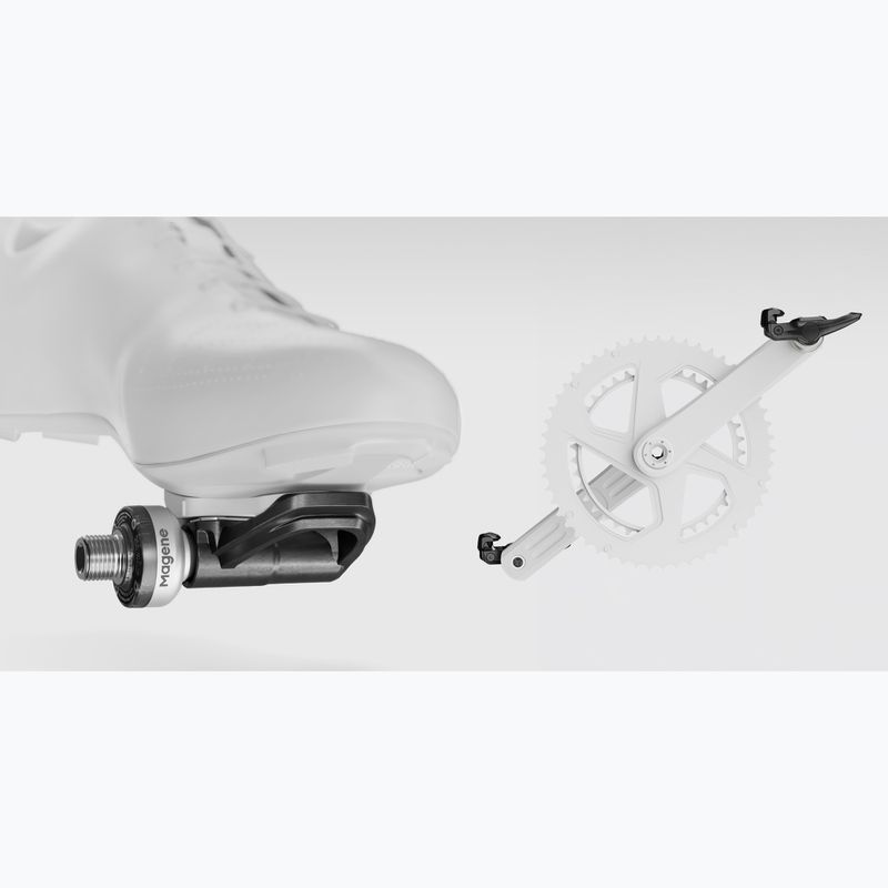 Pedalai dviračiams Magene P715 S SPD-SL silver 12