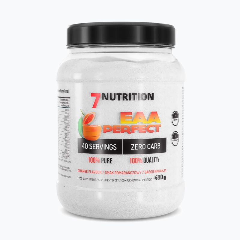 Aminorūgštys 7Nutrition EAA Perfect 480 g Orange