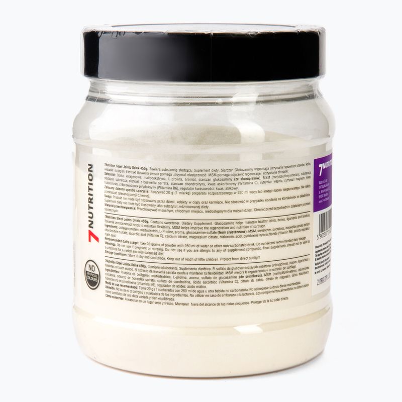 Priedas 7Nutrition Steel Joints Drink 450 g Peach 2