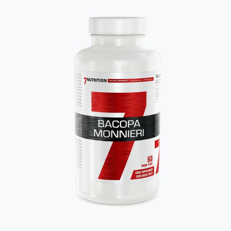 Priedas 7Nutrition Bacopa Monnieri 550 mg 60 kapsulių