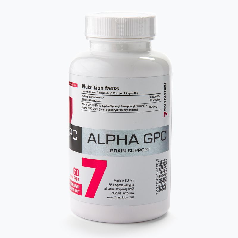 Priedas 7Nutrition Alpha GPC 60 kapsulių 3