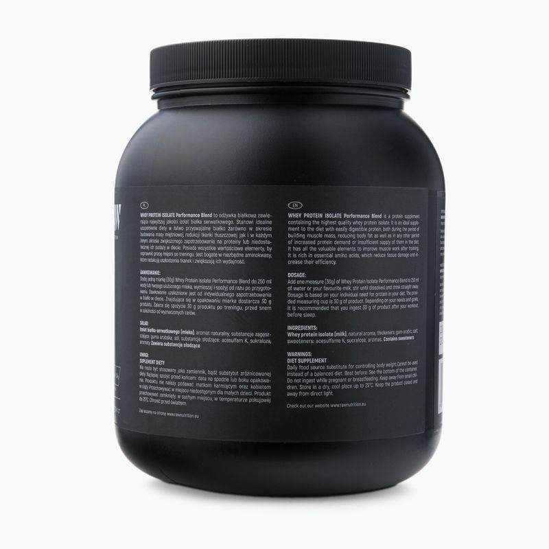 Išrūgų baltymų izoliatas Raw Nutrition 900g pyragas WPI-59017 2