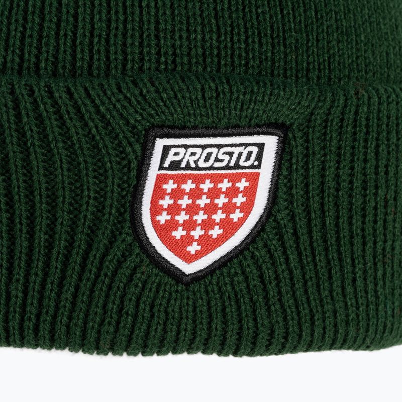 Vyriška žieminė kepurė PROSTO Prekės ženklas žalia KL222MACC2172U 4