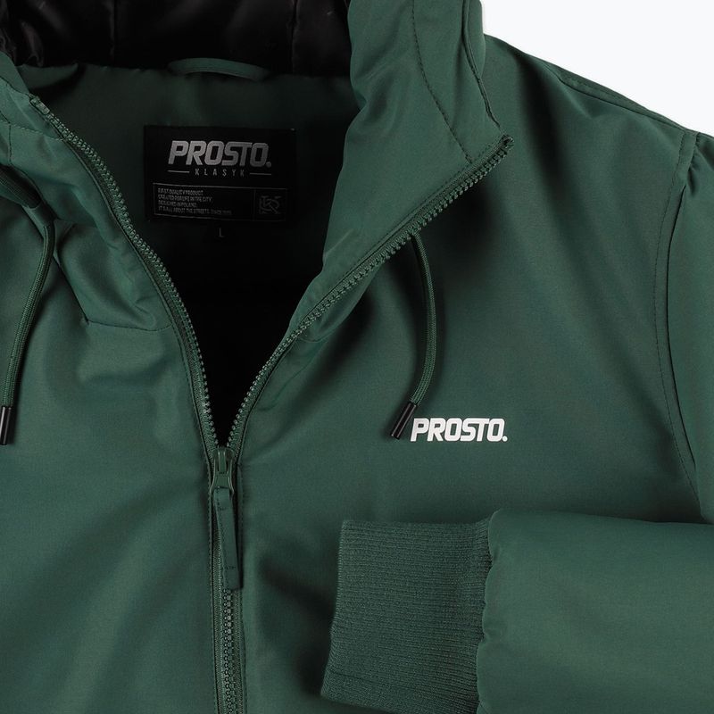 Vyriška žieminė striukė PROSTO Bomber green KL222MOUT1042 4