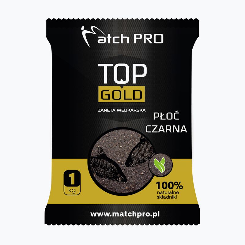 MatchPro Top Gold meškeriotojų masalai juodi 1 kg 970008