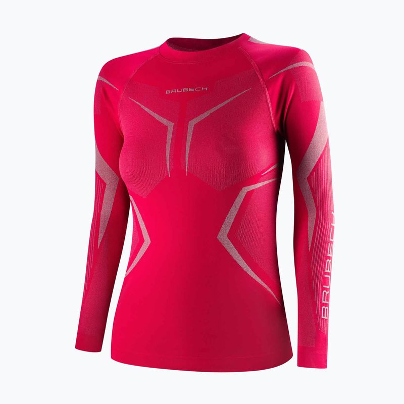 Moteriškas termo džemperis Brubeck Dry raspberry/gray 3