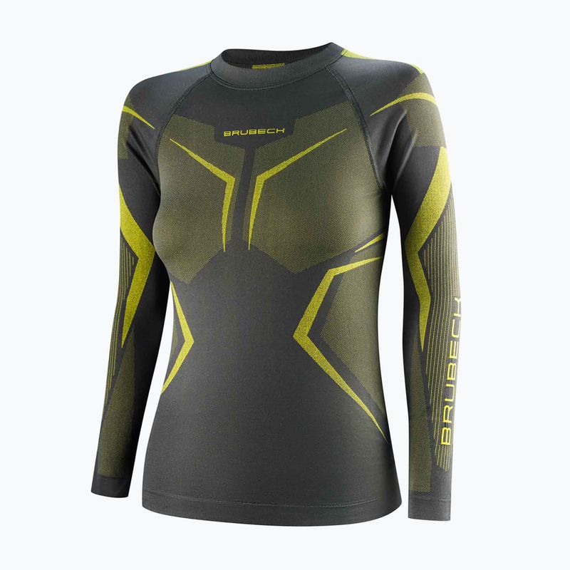 Moteriškas termo džemperis Brubeck Dry gray/lime 3