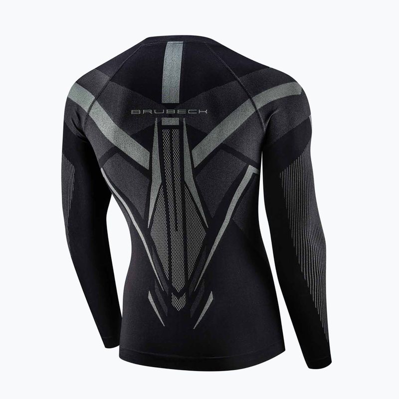 Vyriškas termoaktyvus džemperis Brubeck Dry black/graphite 4