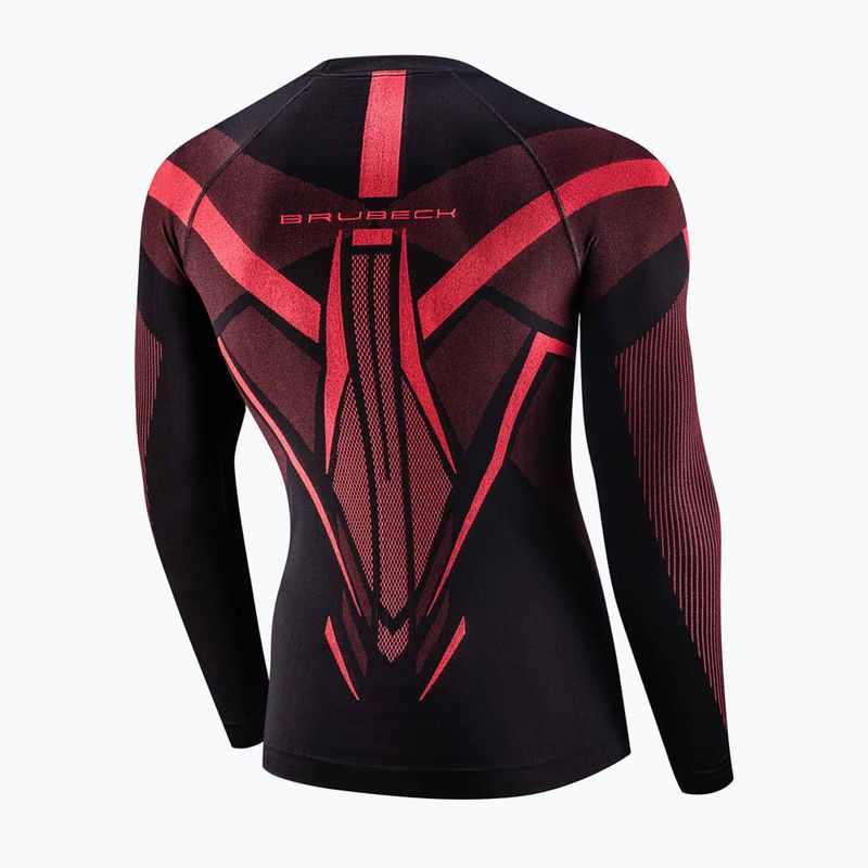 Vyriškas termoaktyvus džemperis Brubeck Dry black/red 4
