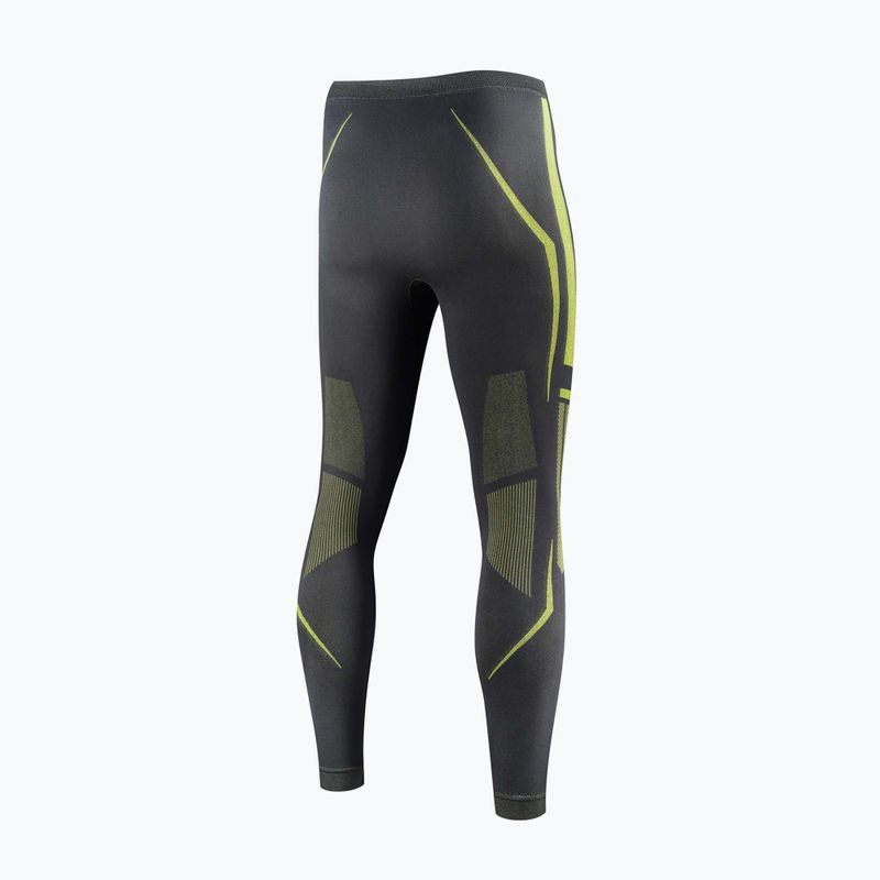 Vyriškos termo kelnės Brubeck Dry graphite/lime 4