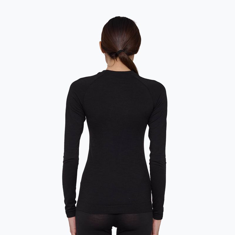 Moteriškas termo džemperis Brubeck Active Merino black 2