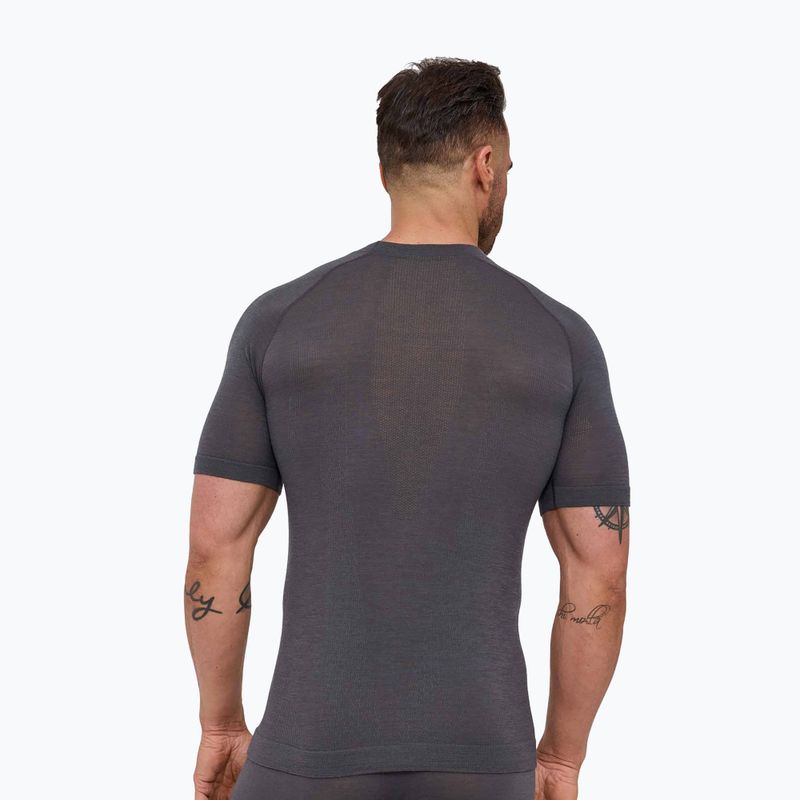 Vyriški termo marškinėliai Brubeck Active Merino graphite 2