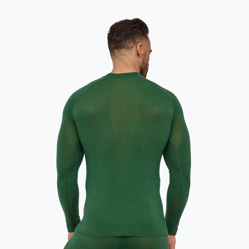 Vyriškas termoaktyvus džemperis Brubeck Active Merino green 2