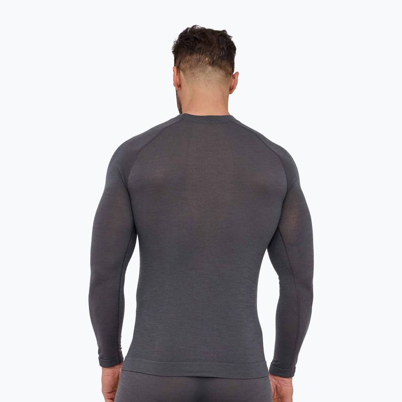 Vyriškas termoaktyvus džemperis Brubeck Active Merino graphite 2
