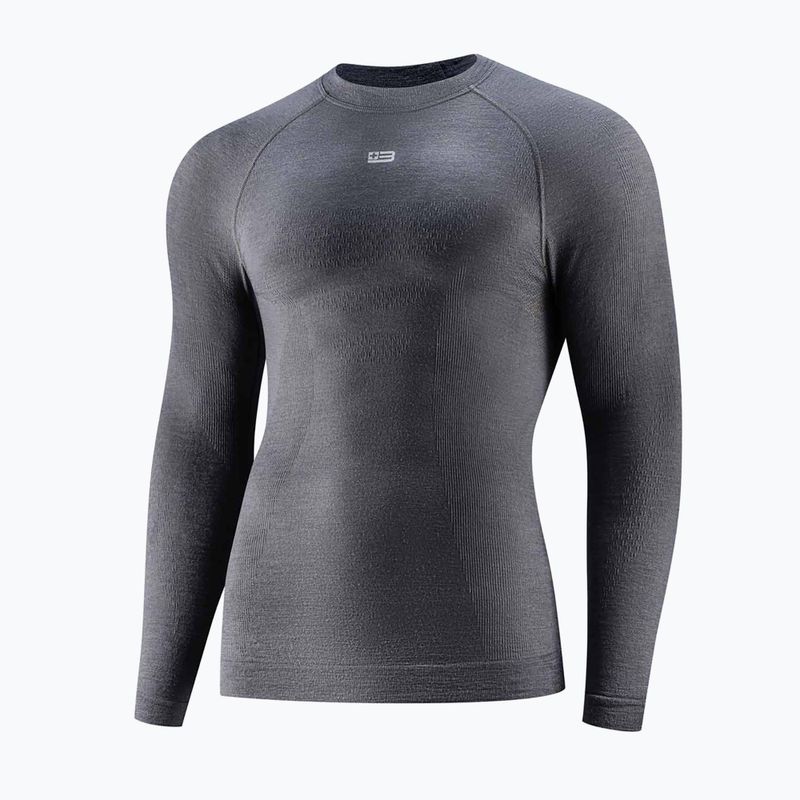 Vyriškas termoaktyvus džemperis Brubeck Active Merino graphite 3