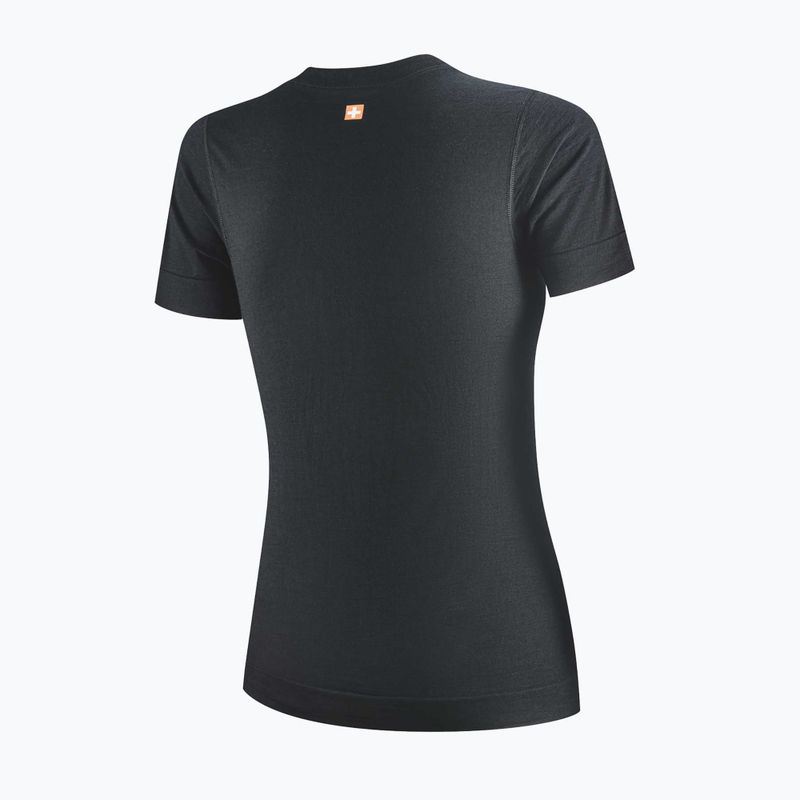 Moteriški termoaktyvūs marškinėliai Brubeck Outdoor Wool Pro black 4