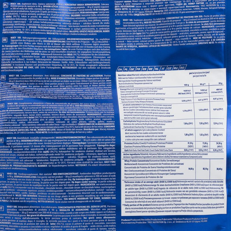 Išrūgos 100 Trec 2kg sausainių TRE/579#CIAST 2