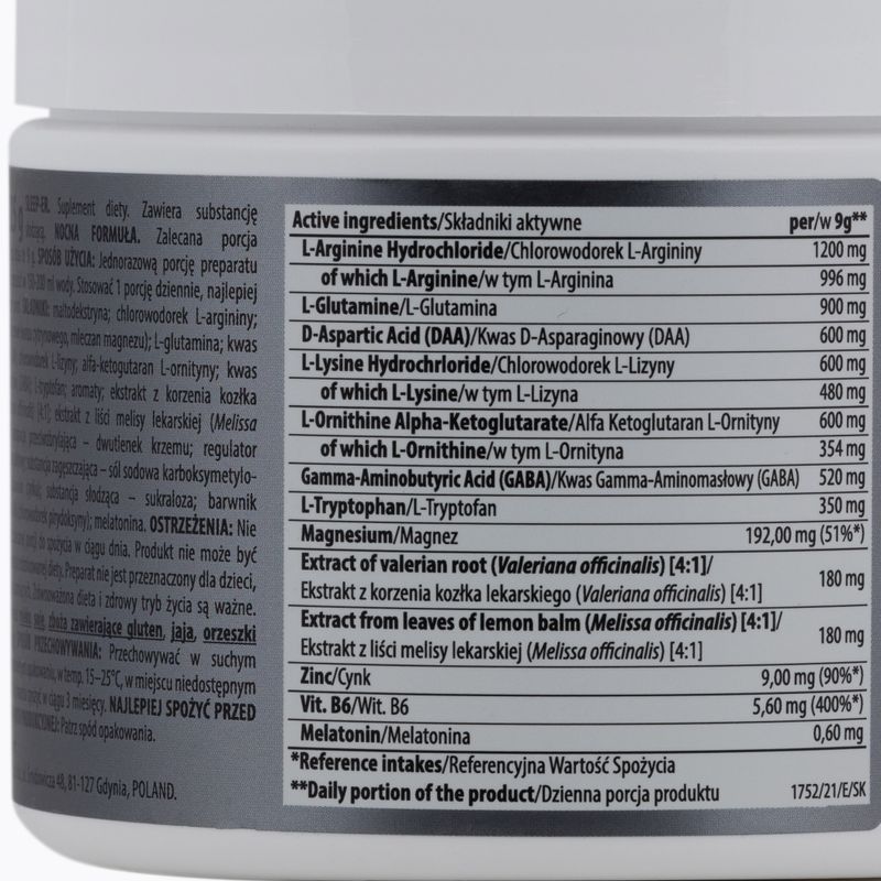 Miegas-ER Trec nakties atsigavimo formulė 225g apelsinų tropinių vaisių TRE/598#POMTR 2