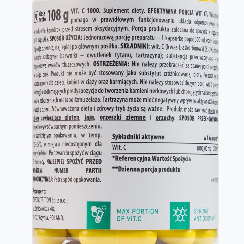 Vitaminas C Trec 1000mg 90 kapsulių TRE/819 2