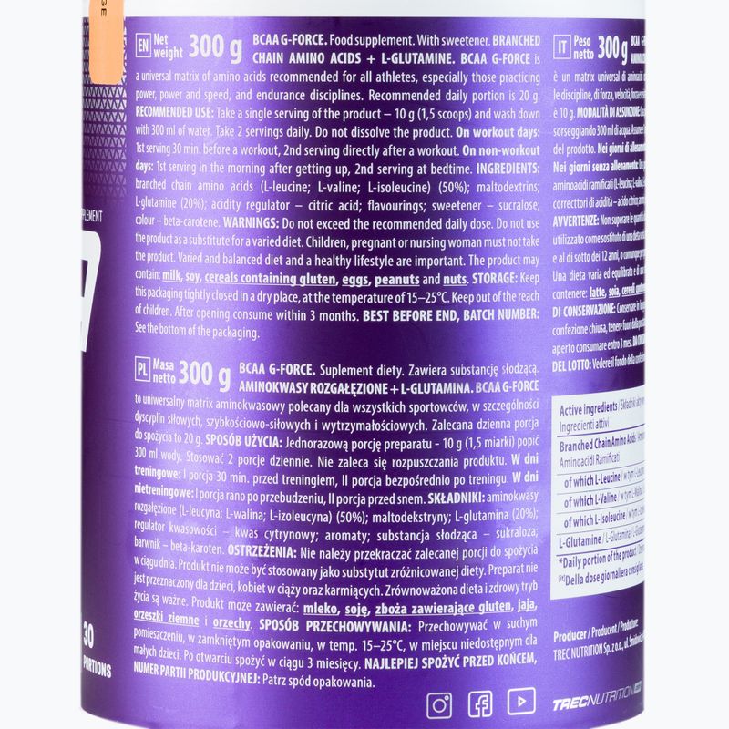 BCAA G-Force Trec amino rūgštys 300g oranžinė TRE/331#POMAR 2