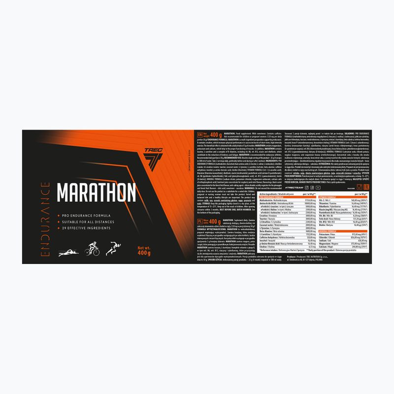 Trec Endu Marathon prieš treniruotę 400g miško vaisiai TRE/915 5