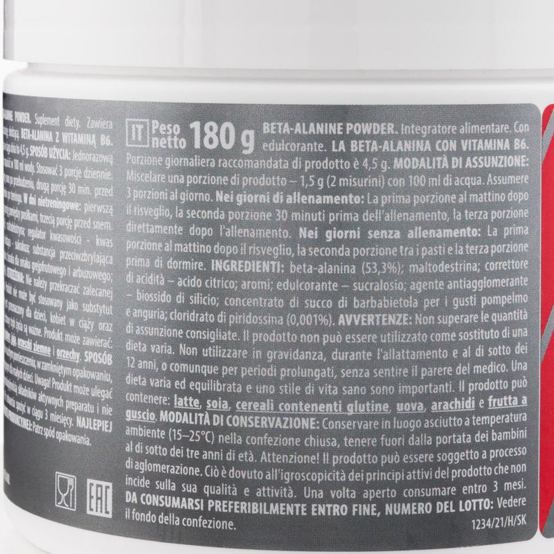 Beta alaninas Trec amino rūgštys 180g arbūzas TRE/910 3