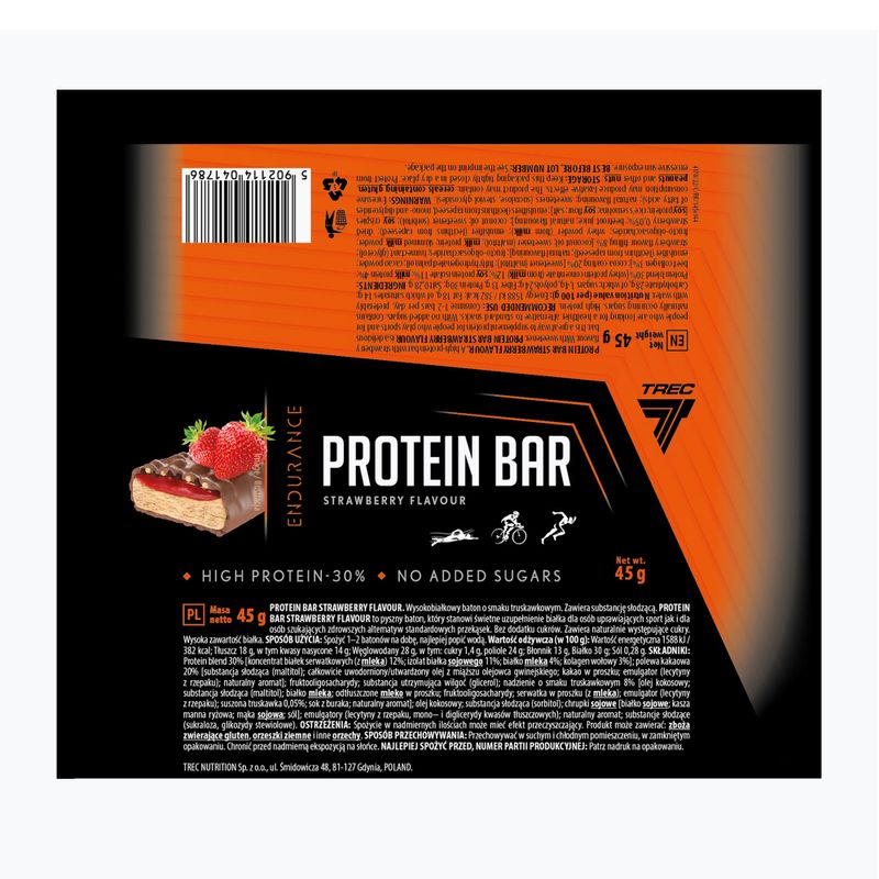 Trec Endu baltymų batonėlis 45g braškių TRE/1053 2