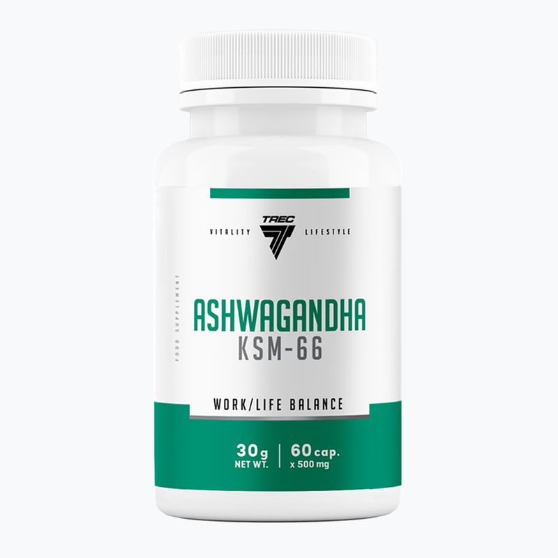 Ashwagandha Trec Vitality KSM 60 kapsulių