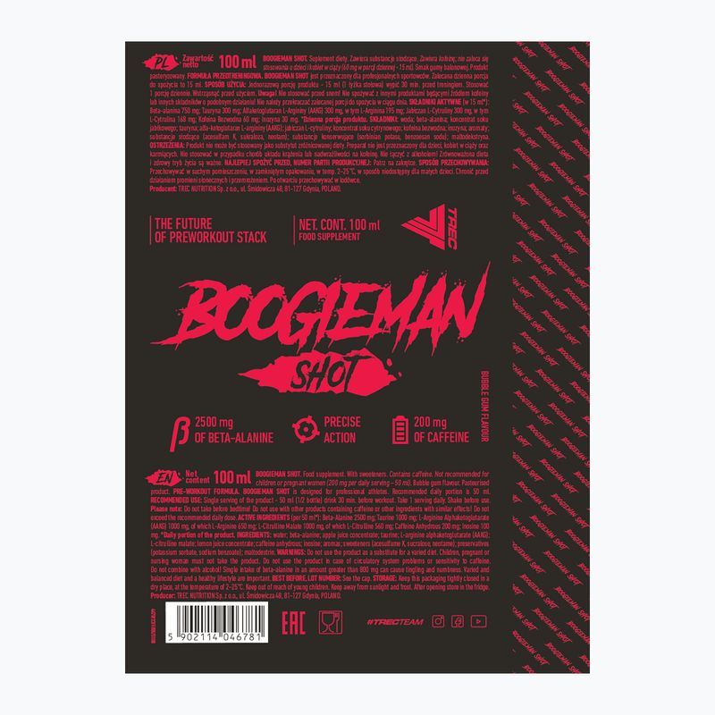 "Trec Boogieman" 100 ml burbulinės gumos prieš treniruotę 2