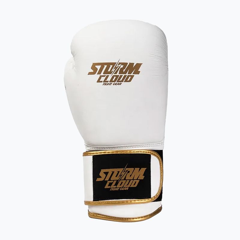 Bokso pirštinės StormCloud Boxing Pro white/gold 2